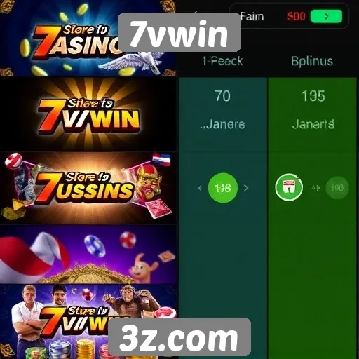 Comparativo de jogos disponíveis no 7vwin